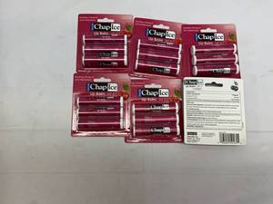lot 486 image: P. 5x 6-3pks ChapIce Lip Balm-Cherry