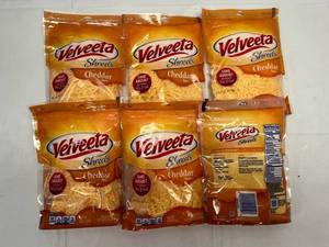 lot 441 image: G. 6x 8oz Velveeta Shreds-Cheddar Flavor