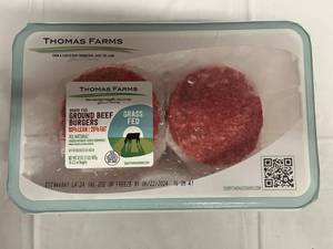 lot 426 image: D. 10x 3.20oz Grass Fed Burgers-All Natural