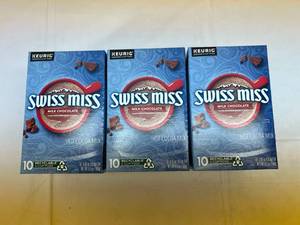 lot 79 image: 3x 10Kcups Swiss Miss Hot Chocolate