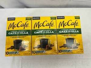 lot 84 image: MM. 3x 10 Kcups McCafe -Caf De Olla