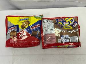 lot 103 image: II. 2x 9.4 oz Baby Ruth, Crunch & Butterfinger (26Pieces Each)