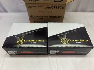 lot 142 image: 2x 7.9oz Boxes Cracker Barrel Bites-Cheddar Jack, Havarti & Mini Crackers