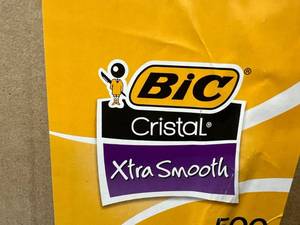 lot 167 image: 50x Bic Cristal Xtra Smooth Black Pens