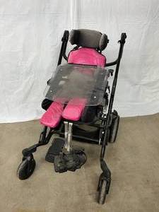 lot 64 image: Reliable Medical Supply Kimba Neo Foldable Rehabilitation Stroller - Needs some clean up otherwise good condition