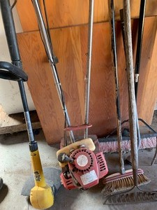 Lot of garden tools
