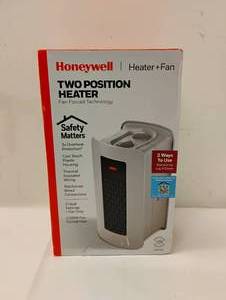 NEW HONEYWELL HEATER  FAN TWO POSITION HEATER