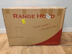 NEW 30 GLASS RANGE HOOD