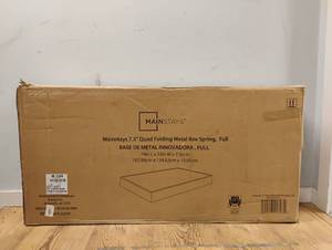 MAINSTAYS 7.5 QUAD FOLDING METAL BOX SPRING SIZE FULL
