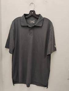 NEW UNDER ARMOUR POLO SHIRT SIZE LARGE GRAY