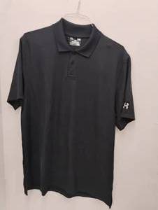 NEW UNDER ARMOUR POLO SHIRT SIZE LARGE BLACK