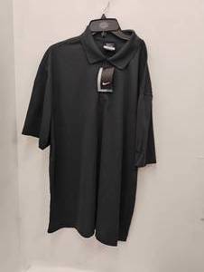 NEW NIKE GOLF POLO SHIRT SIZE LARGE BLACK