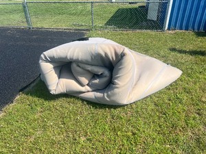 lot 89 image: Gill Pole Vault Landing Pad with Standards
