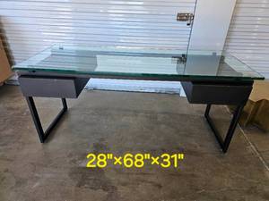 lot 7 image: Restoration Hardware Latour Desk Modern Minimalist Styling