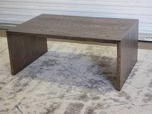 lot 11 image: Modern Waterfall Veneer Cocktail Table