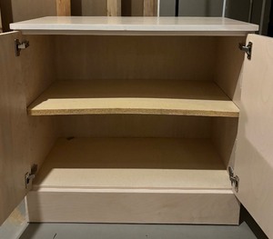 lot 76 image: Wooden Storage Cabinet