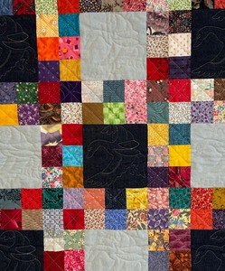 lot 82 image: Patchwork Quilted Decorative Wall Hanging