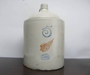 lot 10 image: RED WING 5 Gallon Stoneware Jug