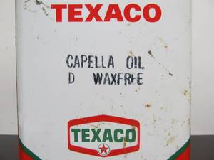 lot 51 image: Vintage TEXACO Motor Oil 1 Gallon Advertising Can