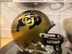 lot 17 image: Lot of 6 1990s era College Football Autographed Mini Helmets