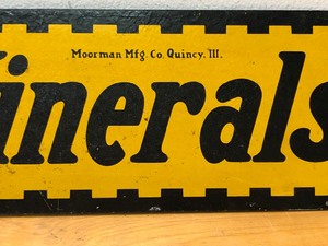 lot 114 image: Vintage Metal MoorMans Minerals Advertising Farm Sign