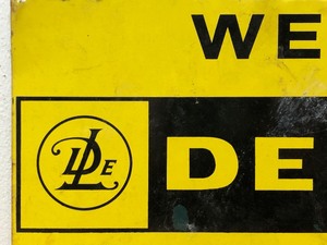 lot 184 image: Vintage DE LAVAL Dairy Equipment Advertising Farm Sign
