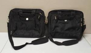 lot 27 image: Dell- (2) Nylon Notebook Carrying Case Bag
