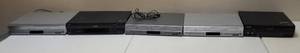 lot 33 image: Vintage  (4)  JVC VCRDVD Duel Deck Combo Players  & (1) Panasonic Hi-Tech VCR