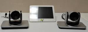 lot 40 image: Cisco  Polycom Telepresence Touch Screen  PolyCom Surveillance Cameras