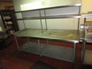 lot 24 image: Stainless Steel Prep Table 7x30x61