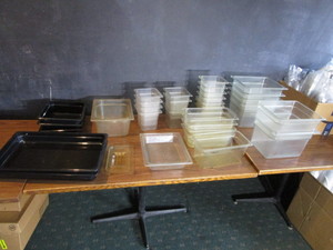 lot 50 image: Plastic Food Bins