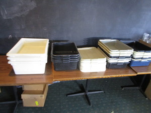 lot 51 image: Plastic Ingredient Bins