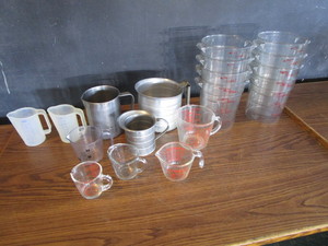 lot 53 image: Measuring Bins & Misc. Measuring Cups
