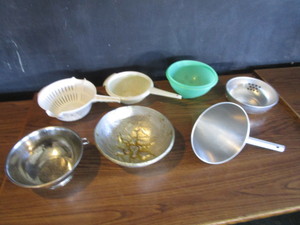 lot 86 image: Misc. Strainers