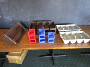 lot 94 image: Silverware Trays & Parts Bins
