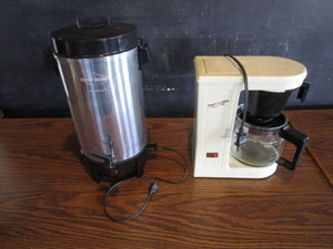 lot 102 image: (2) Coffee Makers
