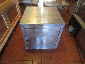 lot 62 image: Stainless Steel Cabinet 24x24x24