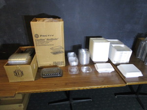 lot 137 image: Misc. Food Trays