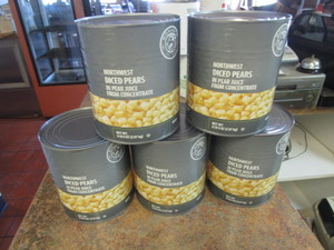 lot 122 image: (5) Cans Diced Pears