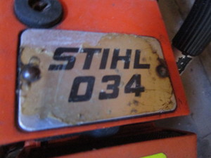 lot 171 image: Stihl 034 16 Chainsaw