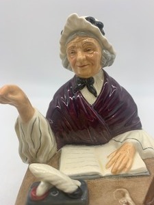 lot 199 image: Vintage ROYAL DOULTON Figurine The School Marm