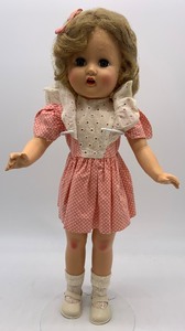 lot 82 image: Vintage EFFANBEE Platinum Blonde Doll Bright Star