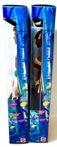 lot 121 image: 1995 DISNEYS POCAHONTAS Color Splash Tattoo JOHN SMITH & Color Splash Hair NAKOMA by MATTEL Dolls NIB