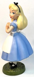 lot 157 image: WDCC Disney Classics ALICE IN WONDERLAND ALICE YES, YOUR MAGESTY Collectable Figurine with COA & Box
