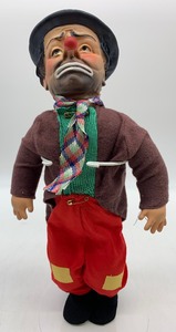 lot 62 image: ViNTAGE 1950s Emmett Leo Kelly Clown Doll - Baby Barry Toy of NYC