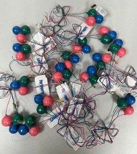 lot 61 image: PIER ONE Balloon Paper Mache Ornaments (15)