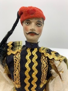 lot 236 image: VINTAGE Trad Greek Doll