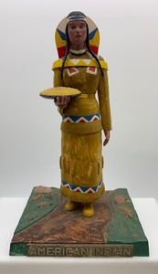 lot 224 image: Vintage RARE 1956 Aurora Native American Indian Model Kit