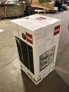 lot 1 image: RCA 3.2 cu. ft. Mini Refrigerator in Black Customer Returns See Pictures