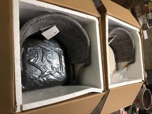 lot 22 image: Lot of 2 Brando Bar Stool Customer Returns See Pictures